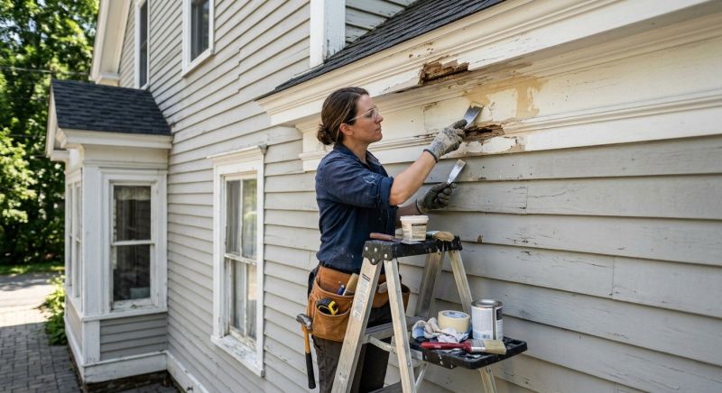 Exterior Window Molding Repair in Wilmington, NC