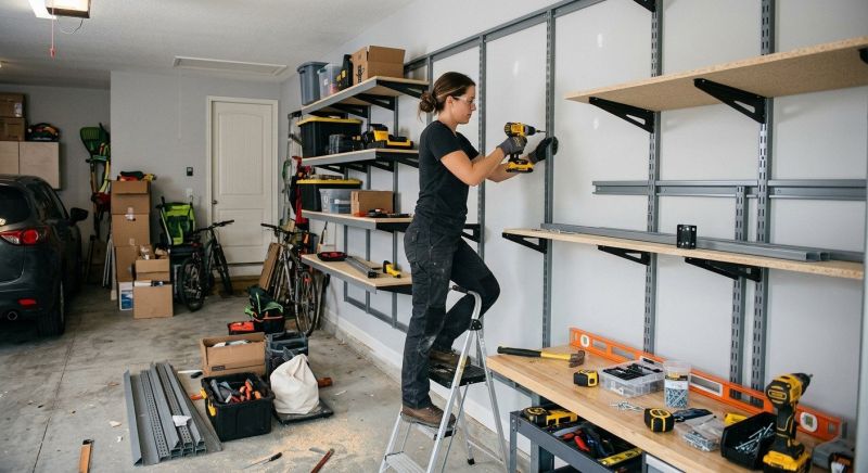 Garage Shelves Installation in Arlington, VA