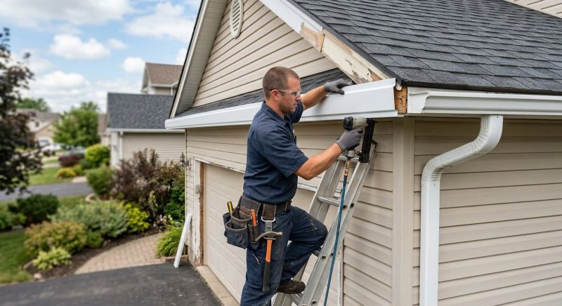 Aluminum Fascia Replacement in Overland Park, KS
