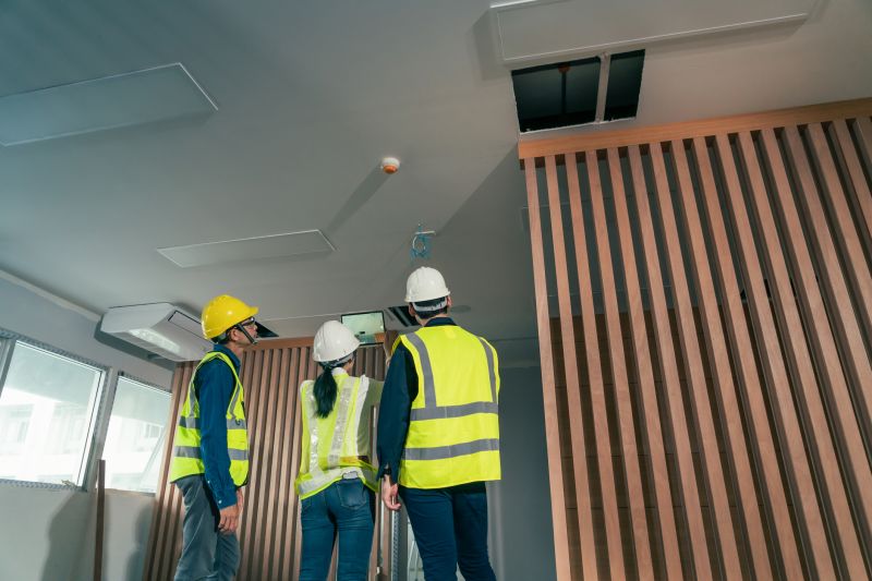 Wood Ceiling Installation