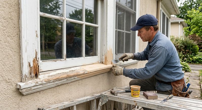 Exterior Window Molding Repair in Wilmington, NC