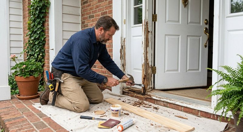 Exterior Window Molding Repair in Wilmington, NC
