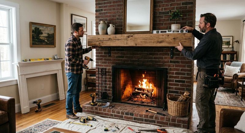 Fireplace Mantel Replacement in Kansas City, KS