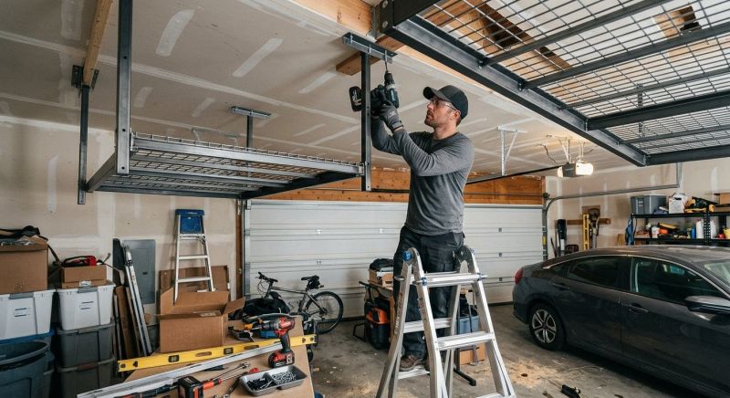Garage Tool Rack Installation in Charlotte, NC
