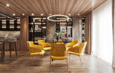 Commercial Wood Ceiling Installation